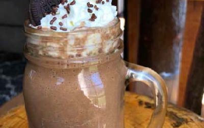 CHOCOLATE OREO PROTEIN FRAPPE