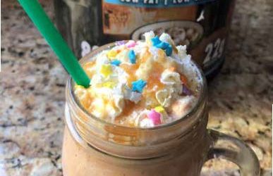 PROTEIN HOT CHOCOLATE FRAPPE