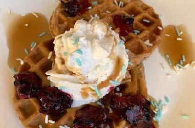 PROTEIN BLUEBERRY WAFFLES