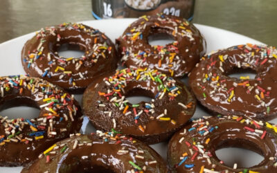 CHOCOLATE PROTEIN DONUTS
