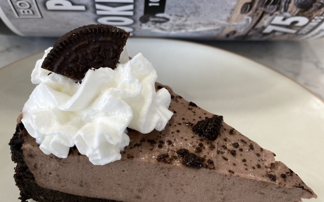 PROTEIN COOKIES AND CREAM PUDDING PIE