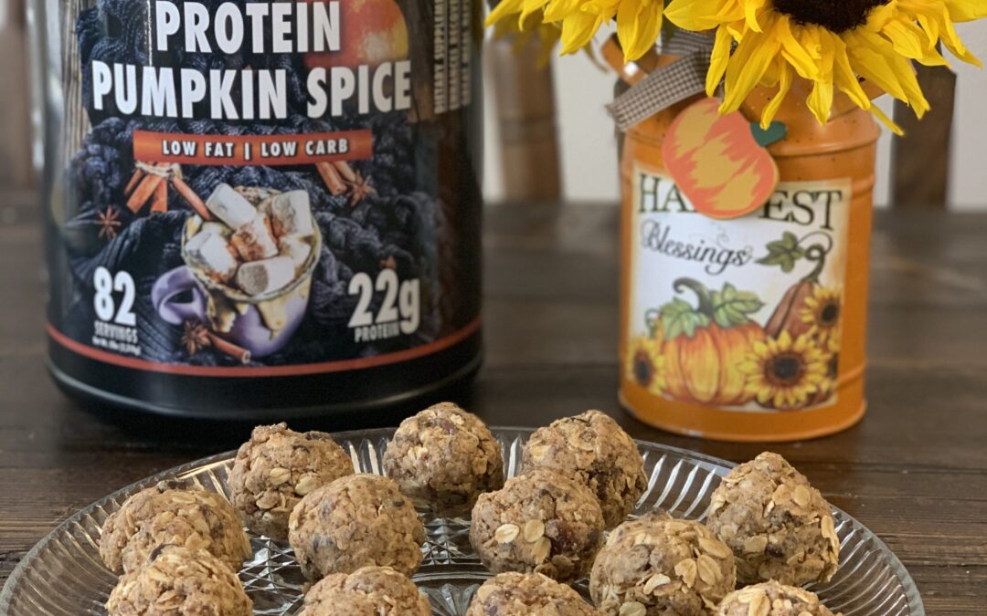 PUMPKIN SPICE PROTEIN BALLS