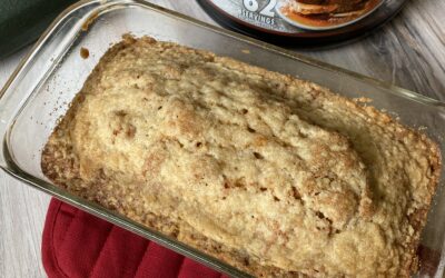 PROTEIN ZUCCHINI BREAD WITH STREUSEL TOPPING
